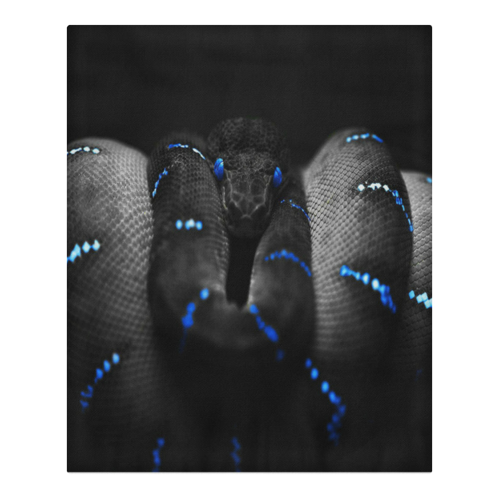 BLUE SNAKE 3-Piece Bedding Set