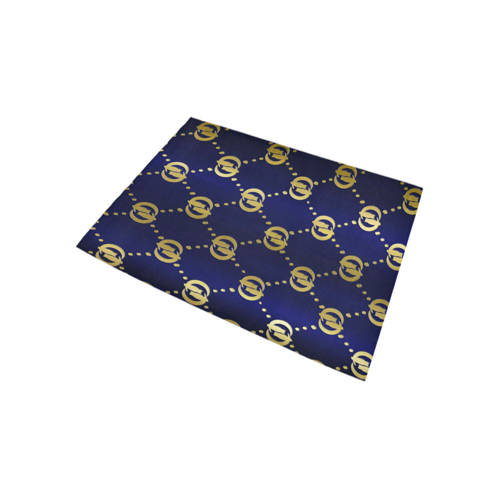 GOODY BLUE Area Rug 5'3''x4'