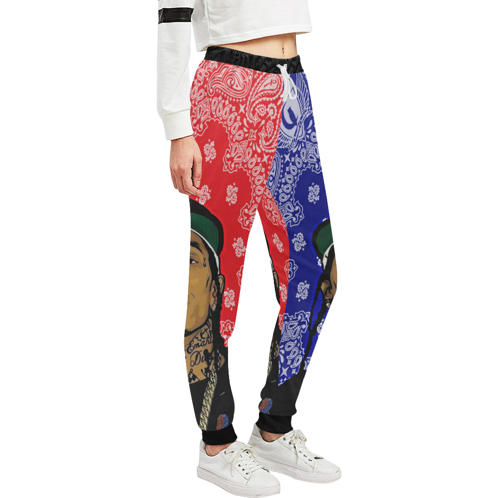NIPSEY GANG UNITY Women's All Over Print Sweatpants (Model L11)