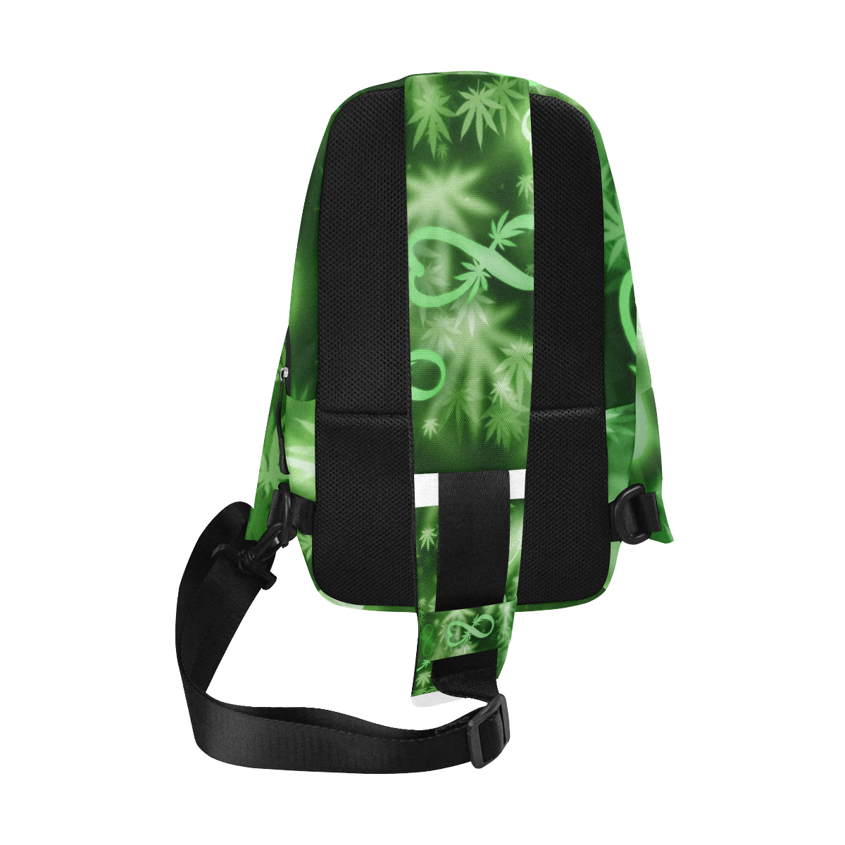 INFINITY GREEN COSMOS Chest Bag (Model 1678)