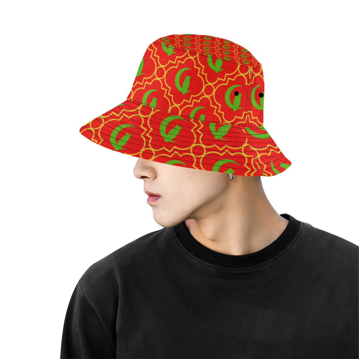 ELEGANCE RJV All Over Print Bucket Hat for Men