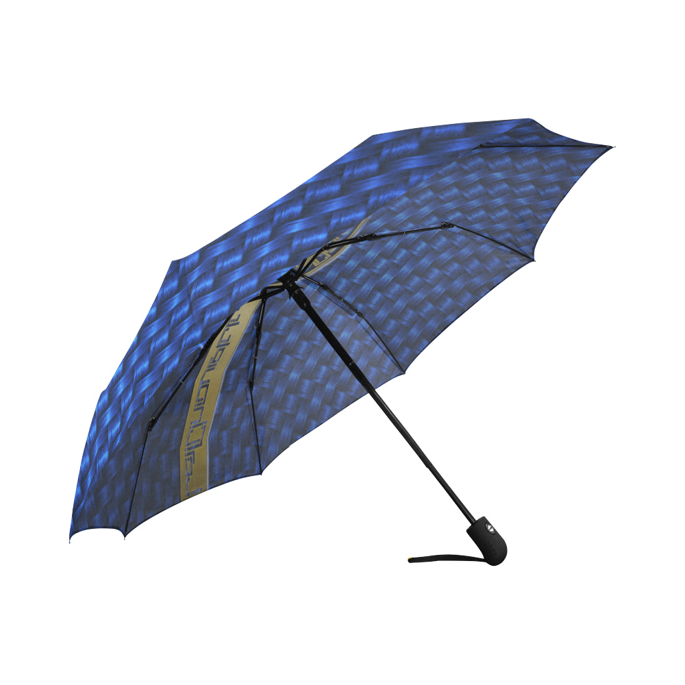 DELUXE BLUE Auto-Foldable Umbrella