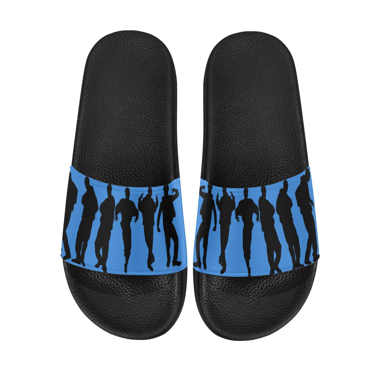 C-WALK LIGHTBLUE Women's Slide Sandals (Model 057)