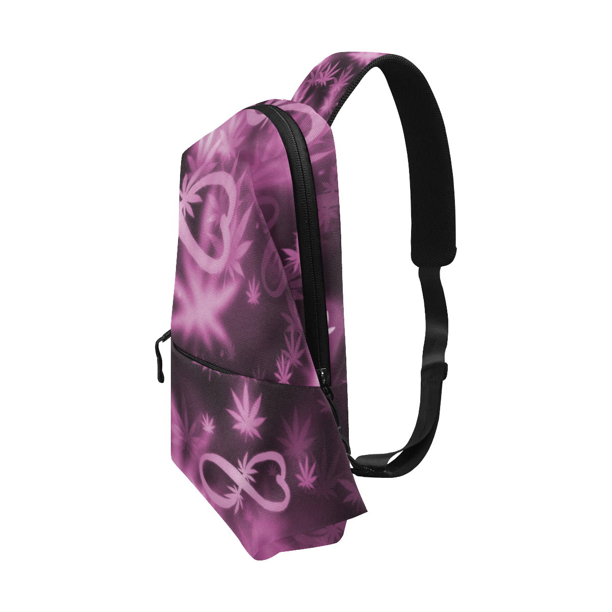 INFINITY PURPLE COSMOS Chest Bag (Model 1678)