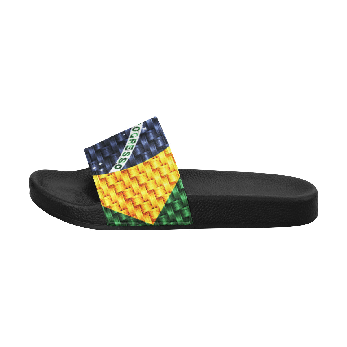 BRASIL FLAG Men's Slide Sandals (Model 057)