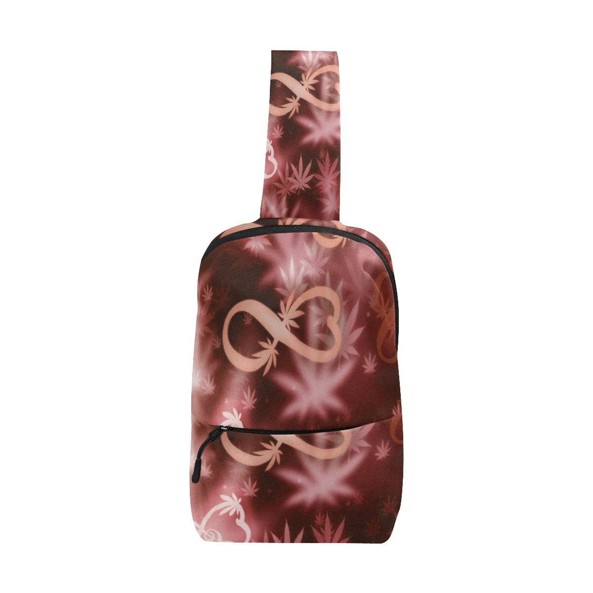 INFINITY RED COSMOS Chest Bag (Model 1678)