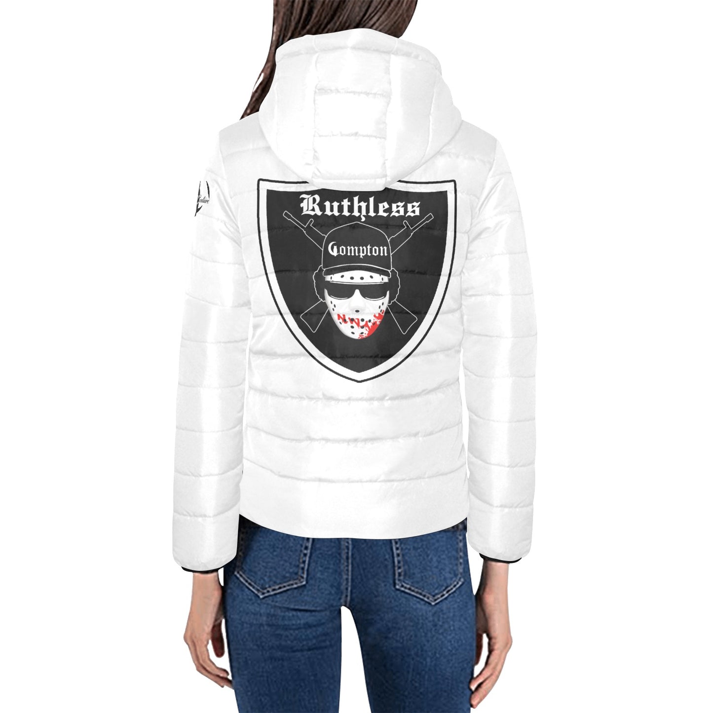 EAZY-E RUTHLESS Women's Padded Hooded Jacket