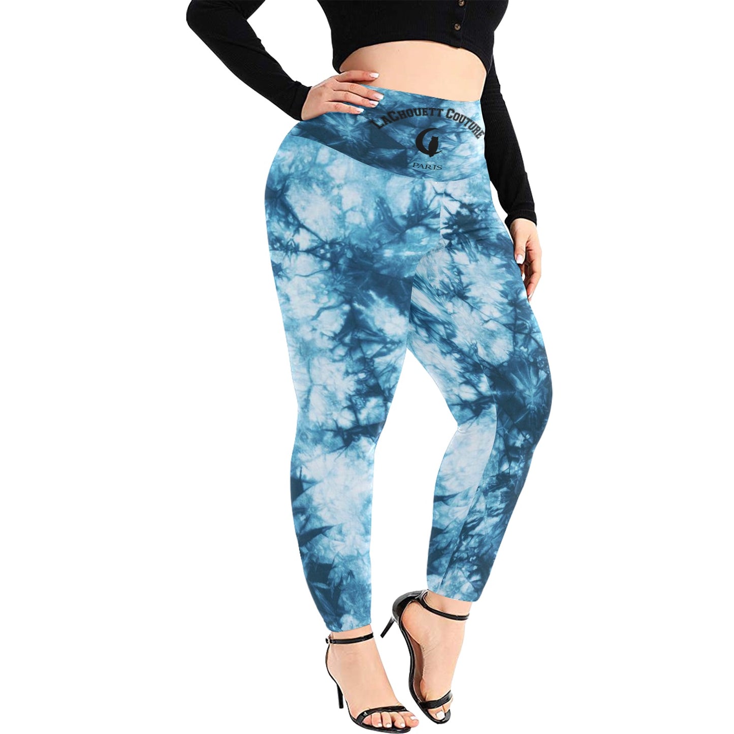 TIE DYE Plus Size High Waist Leggings