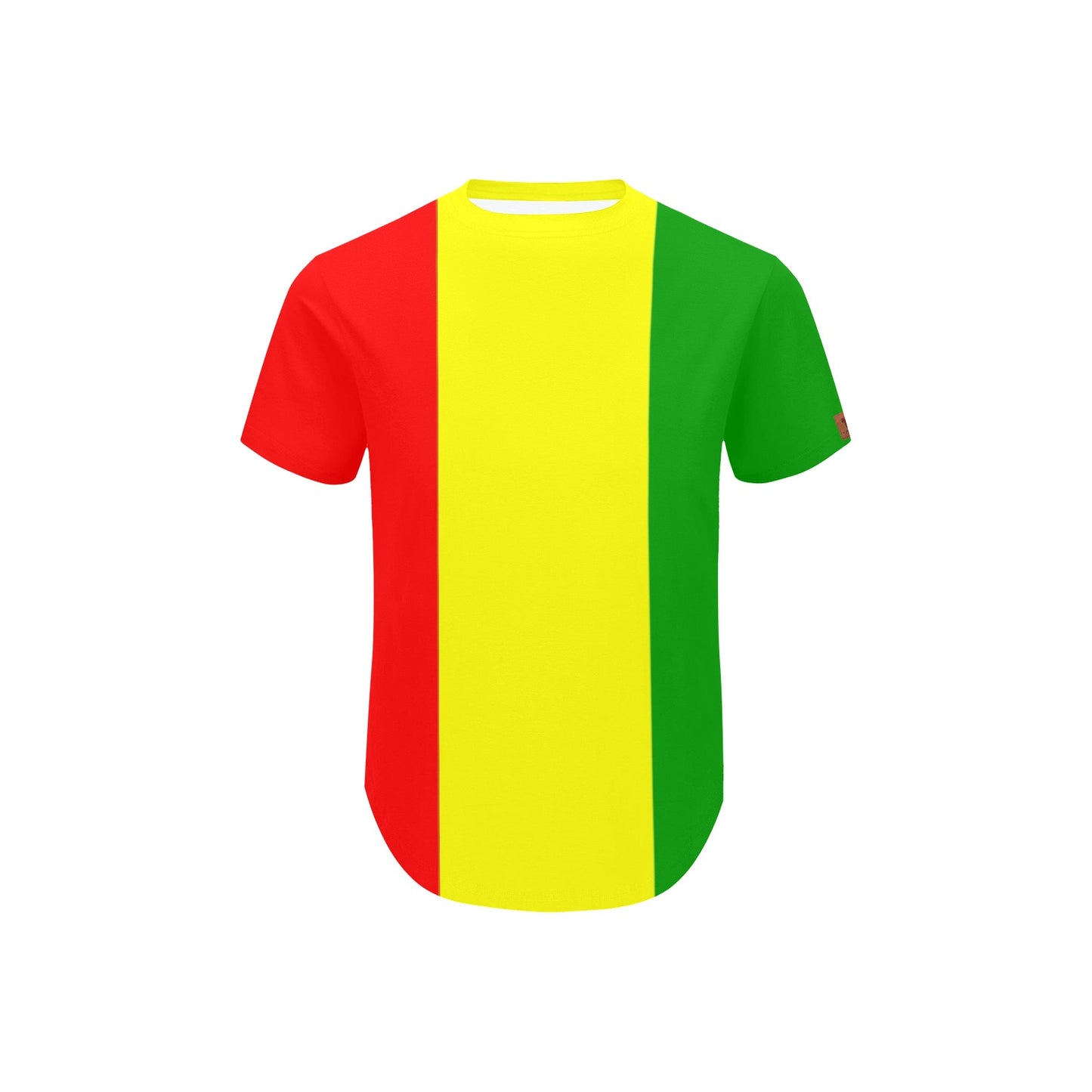 AFRIKA FR Curved Hem T-Shirt