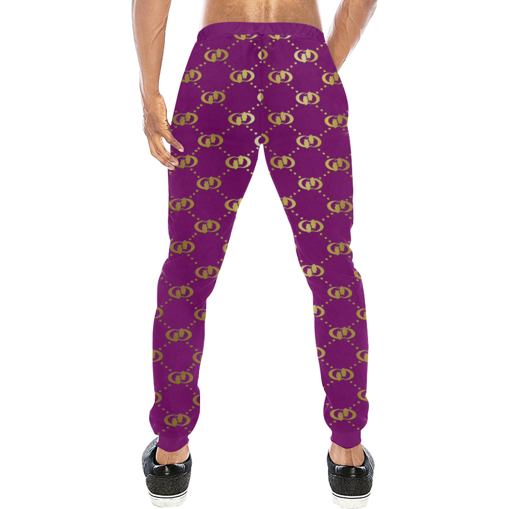 EXCELLANCE PRPLGLD Men's All Over Print Sweatpants (Model L11)