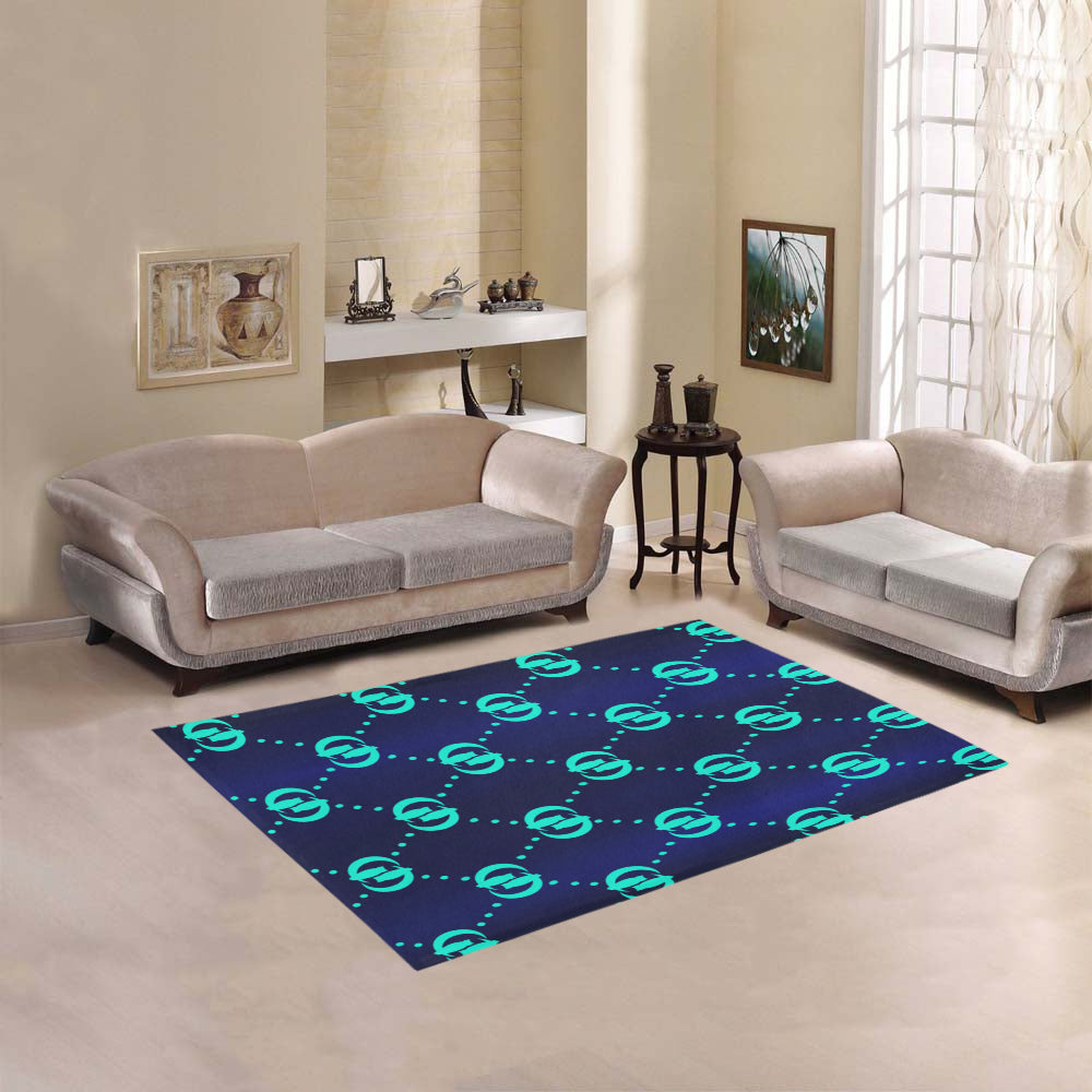GOODY BLUESKY Area Rug 5'3''x4'