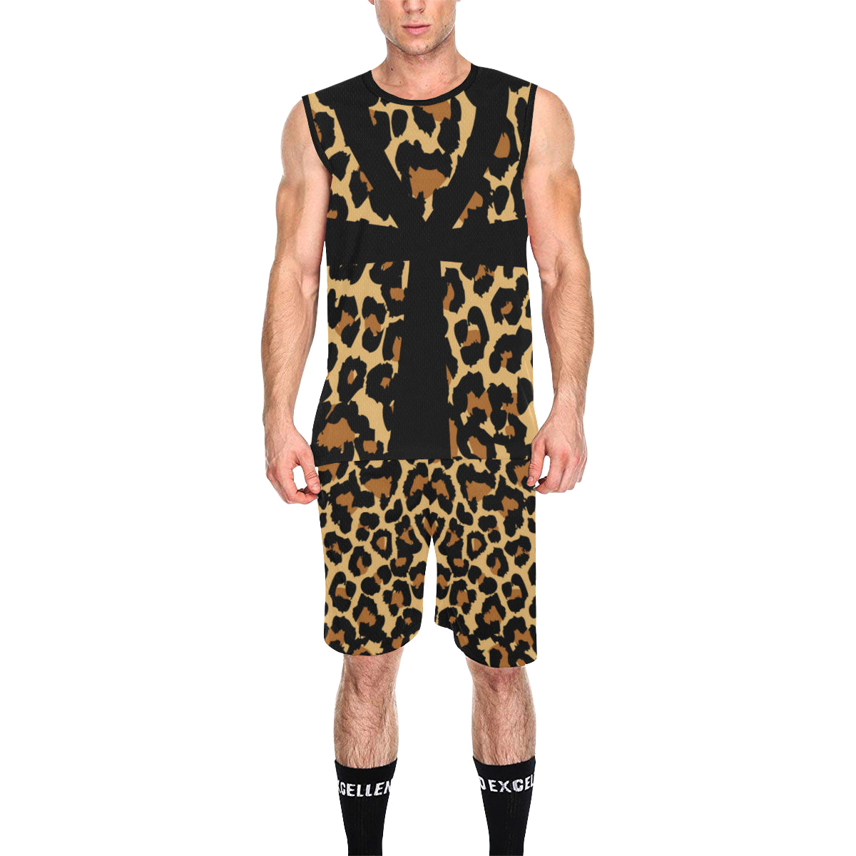 CHEETAH ANKH All Over Print Basketball Uniform