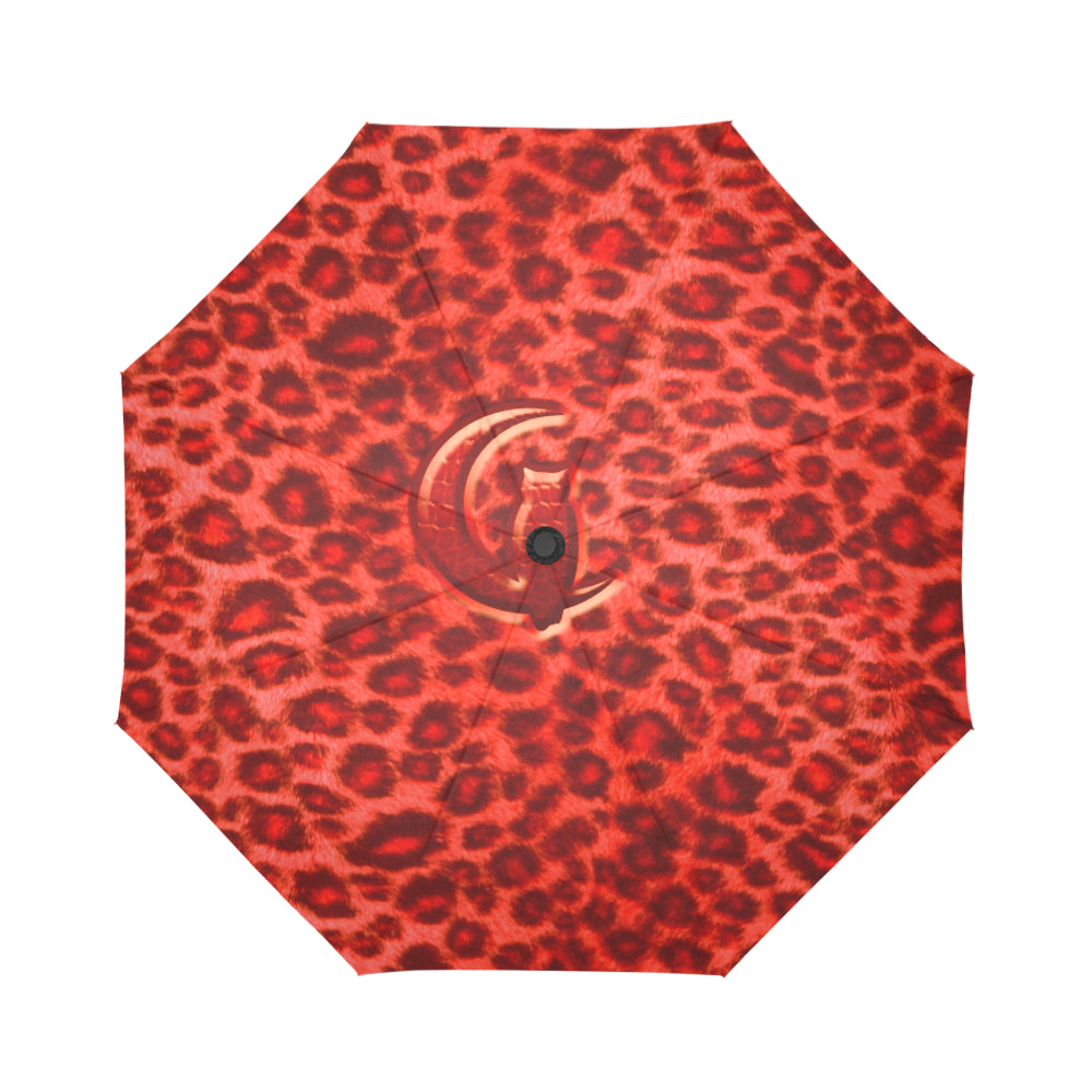 TIGER RED SKIN Auto-Foldable Umbrella