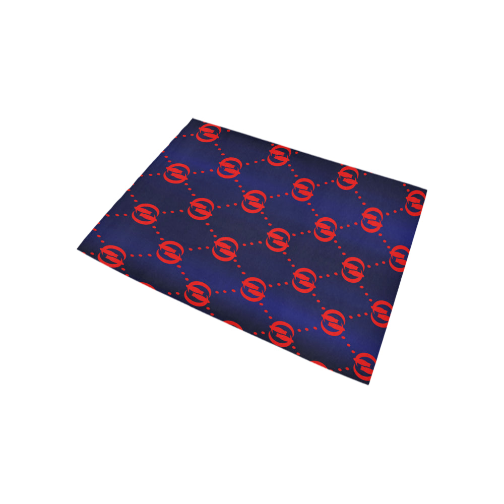 GOODY RED BLUE Area Rug 5'3''x4'