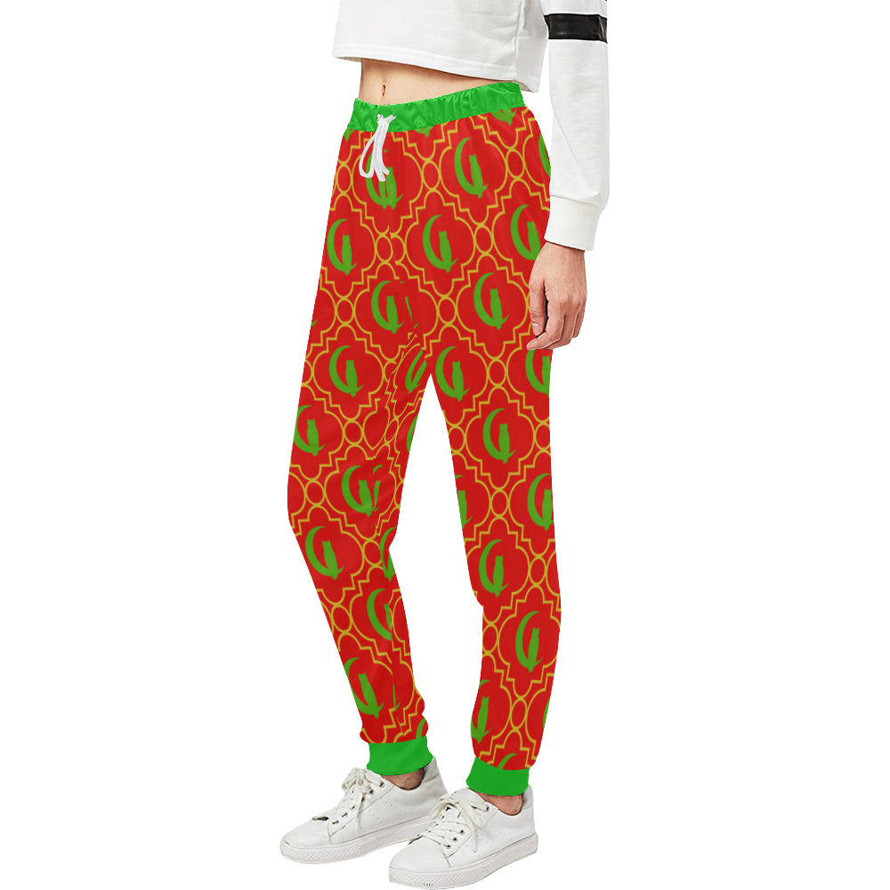 ELEGANCE RJV Women's All Over Print Sweatpants (Model L11)