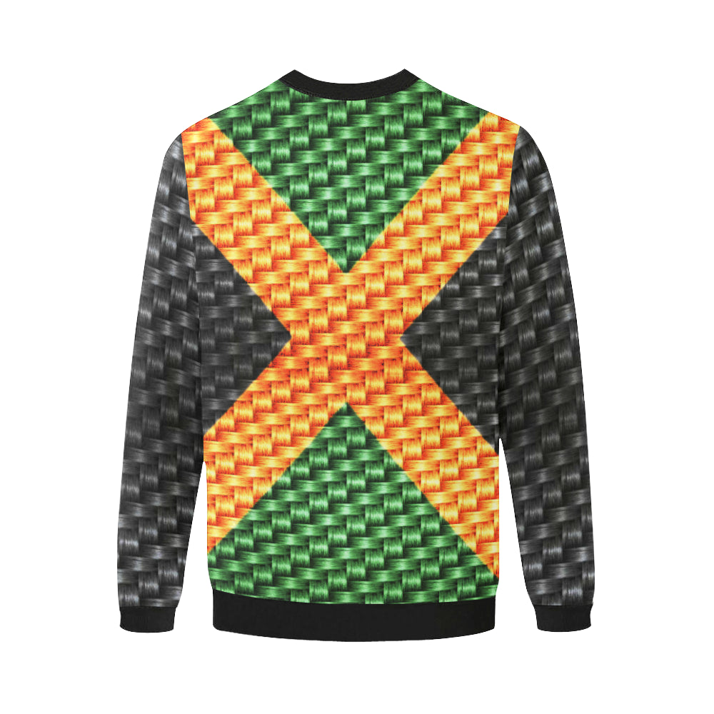 JAMAICA Men's Oversized Fleece Crew Sweatshirt