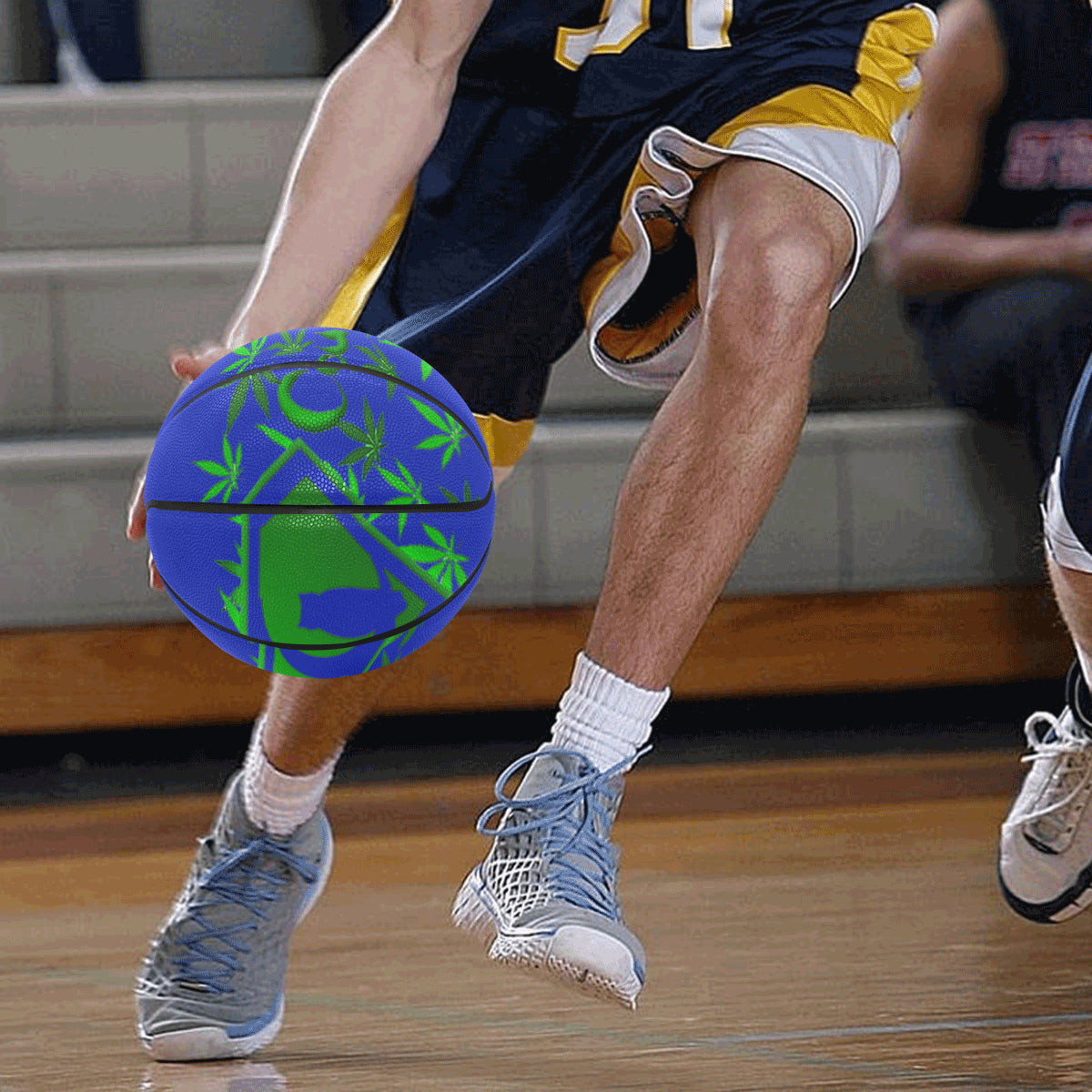 SUPER WEED BLU All Over Print Basketball
