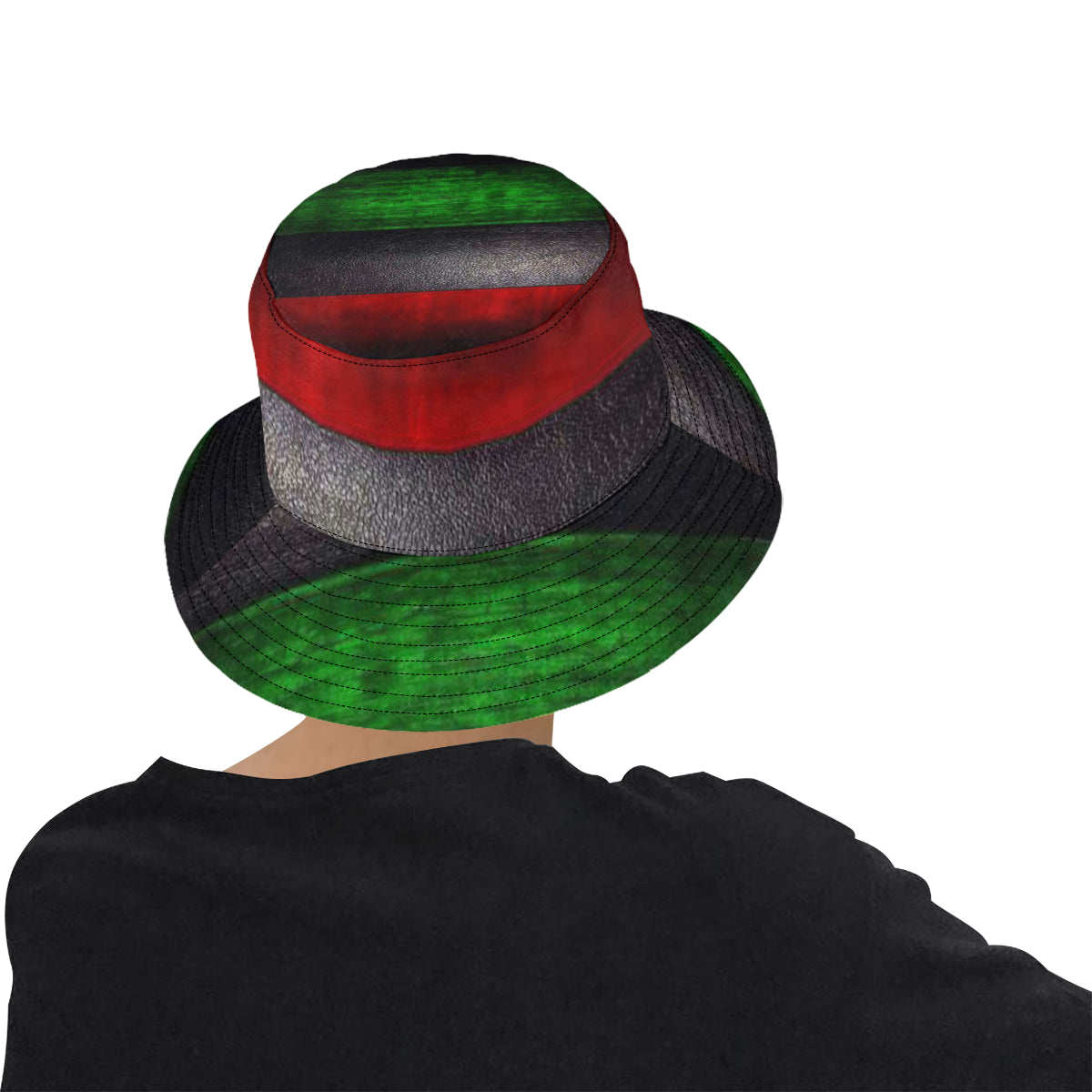 RBG GRUNGE All Over Print Bucket Hat for Men