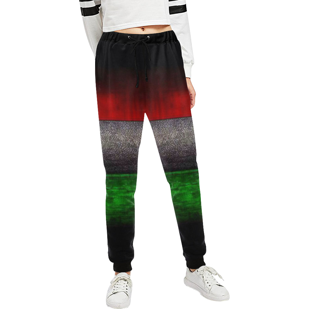 RBG GRUNGE Women's All Over Print Sweatpants (Model L11)