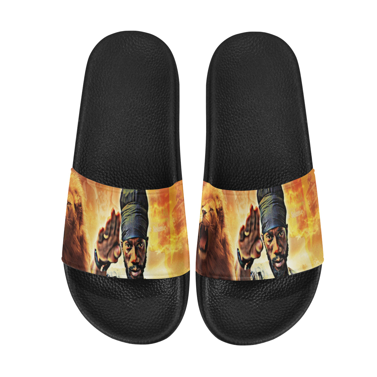 SIZZLASSIE I Men's Slide Sandals (Model 057)