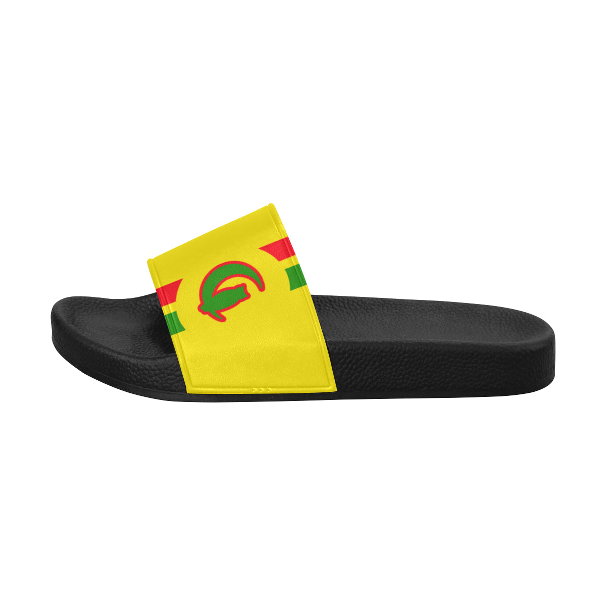 FRESH UP RASTA Men's Slide Sandals (Model 057)