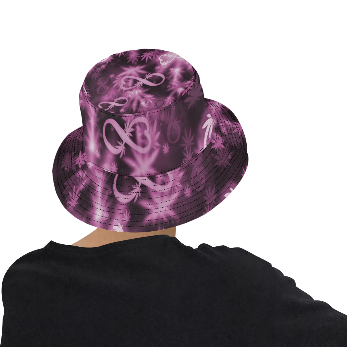 INFINITY PURPLE COSMOS All Over Print Bucket Hat for Men