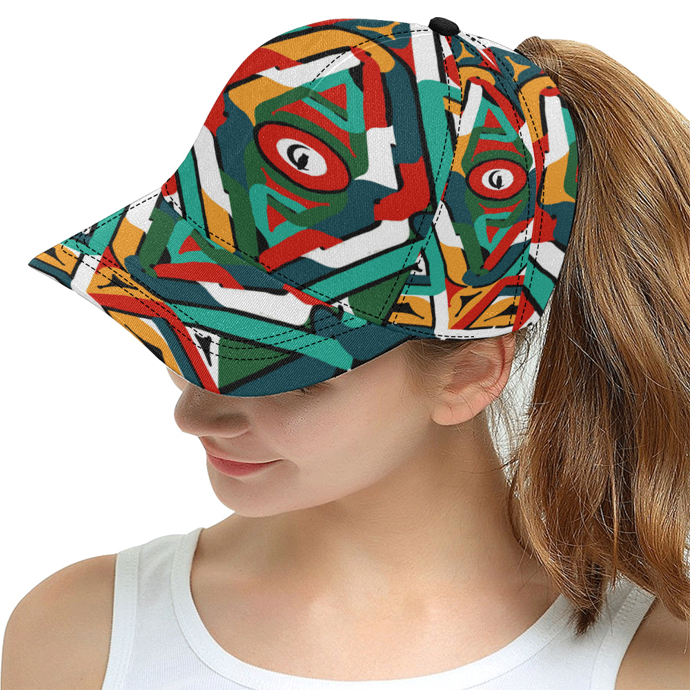 TEMBE ART All Over Print Snapback