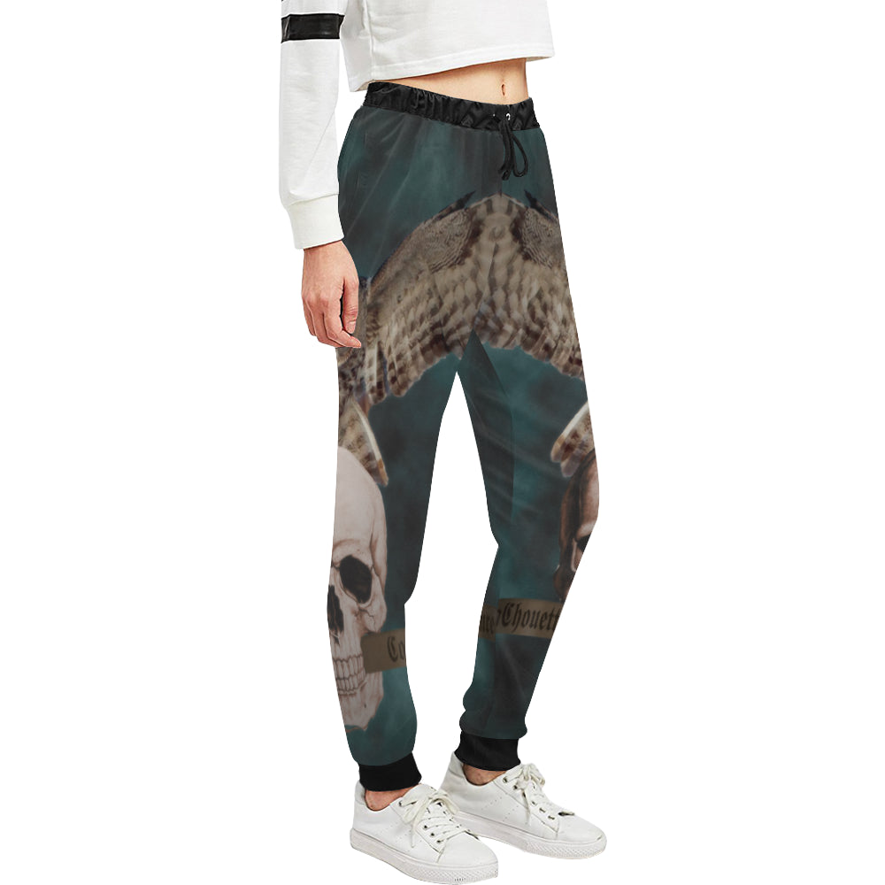 LCC OWL ROCK N ROLL Women's All Over Print Sweatpants (Model L11)