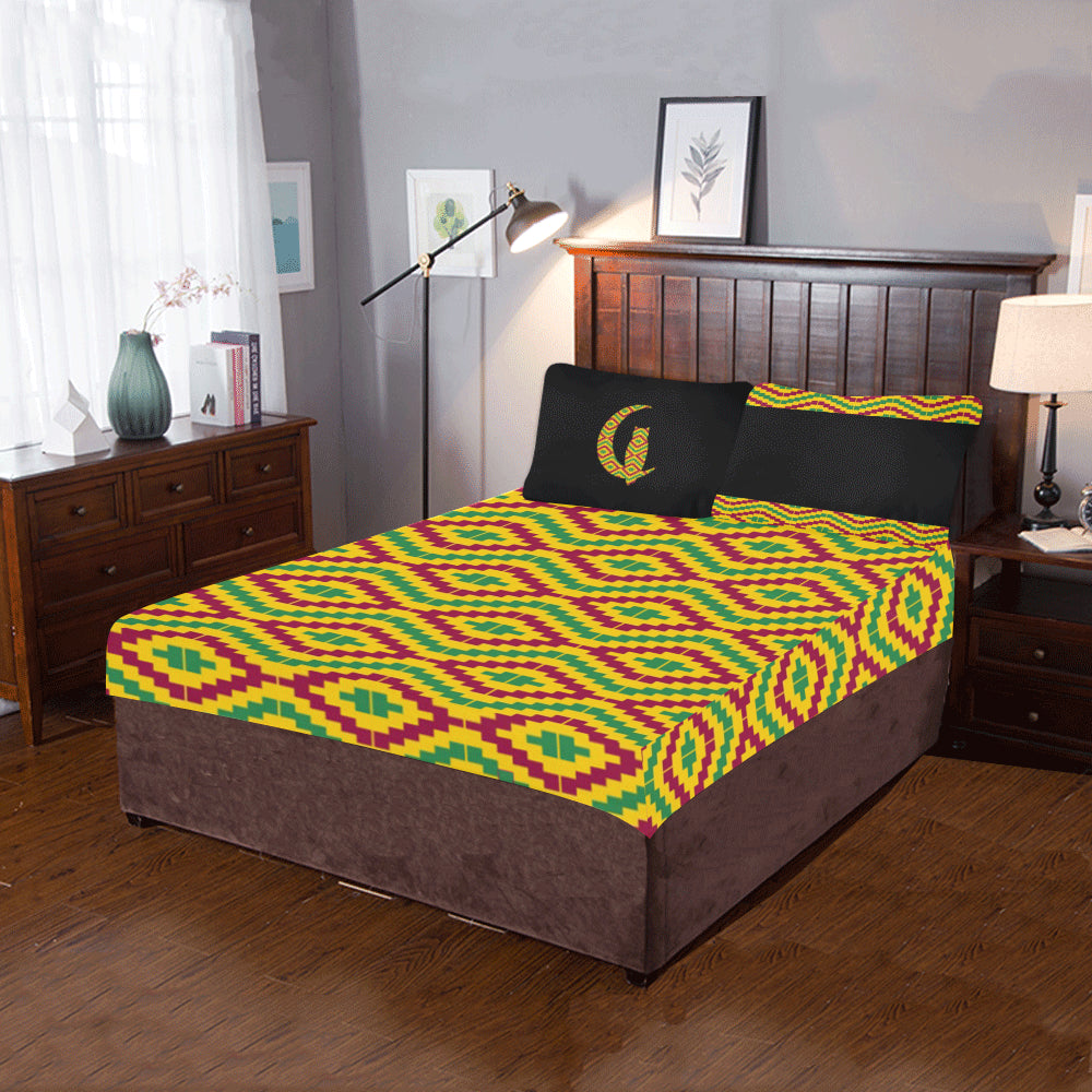 KEMET RASTA COLORS 3-Piece Bedding Set