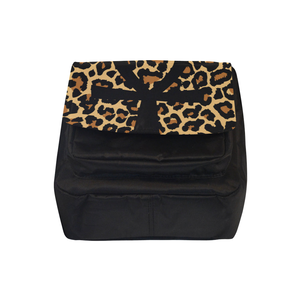 CHEETAH ANKH Crossbody Nylon Bags (Model 1633)