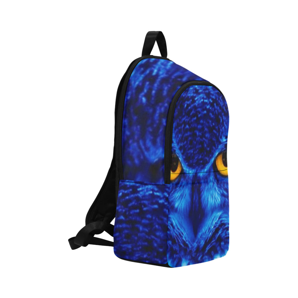 FLASHY BLUE OWL Backpack