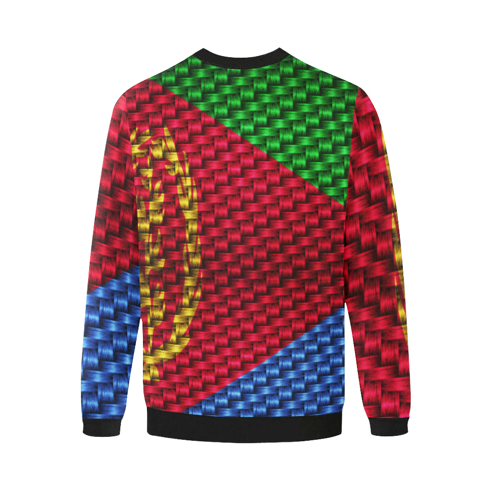 ERITREA Men's Oversized Fleece Crew Sweatshirt