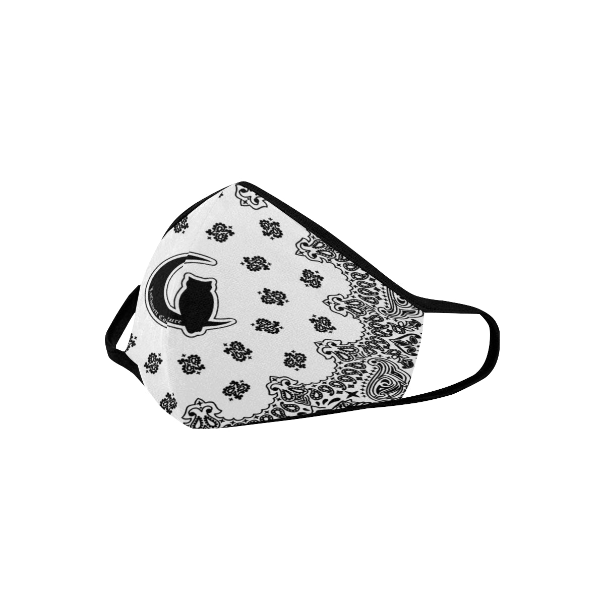 BANDANA WHT Mouth Mask in One Piece (2 Filters Included)