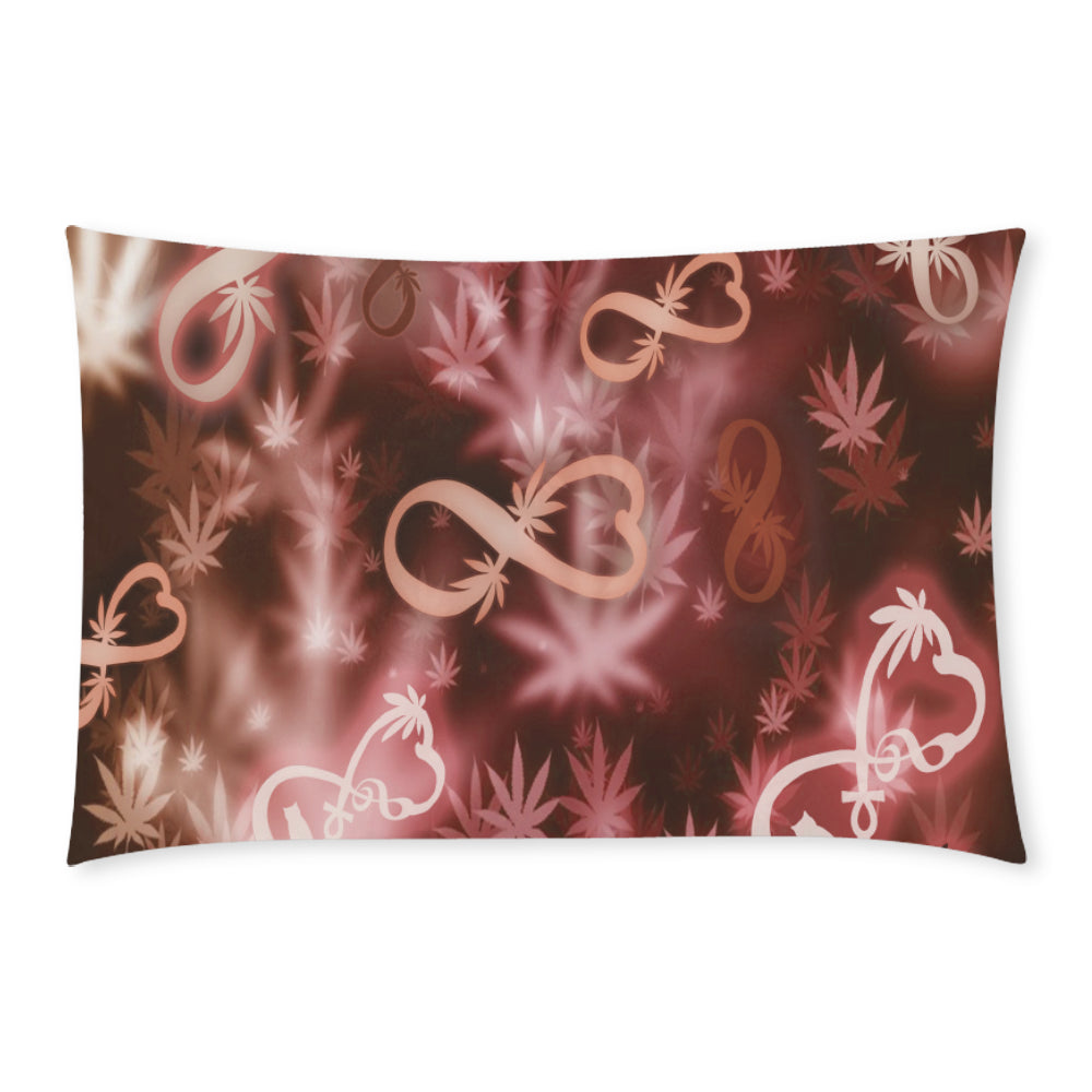 INFINITY RED COSMOS 3-Piece Bedding Set