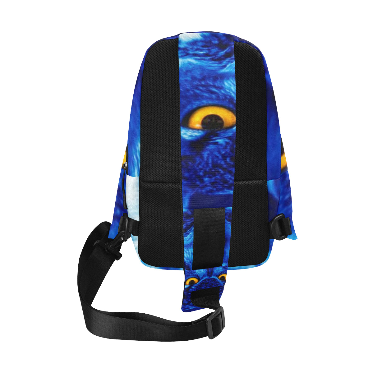 FLASHY BLUE OWL Chest Bag (Model 1678)