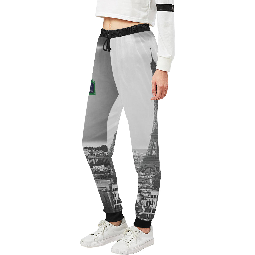 RUE DE PARIS Women's All Over Print Sweatpants (Model L11)