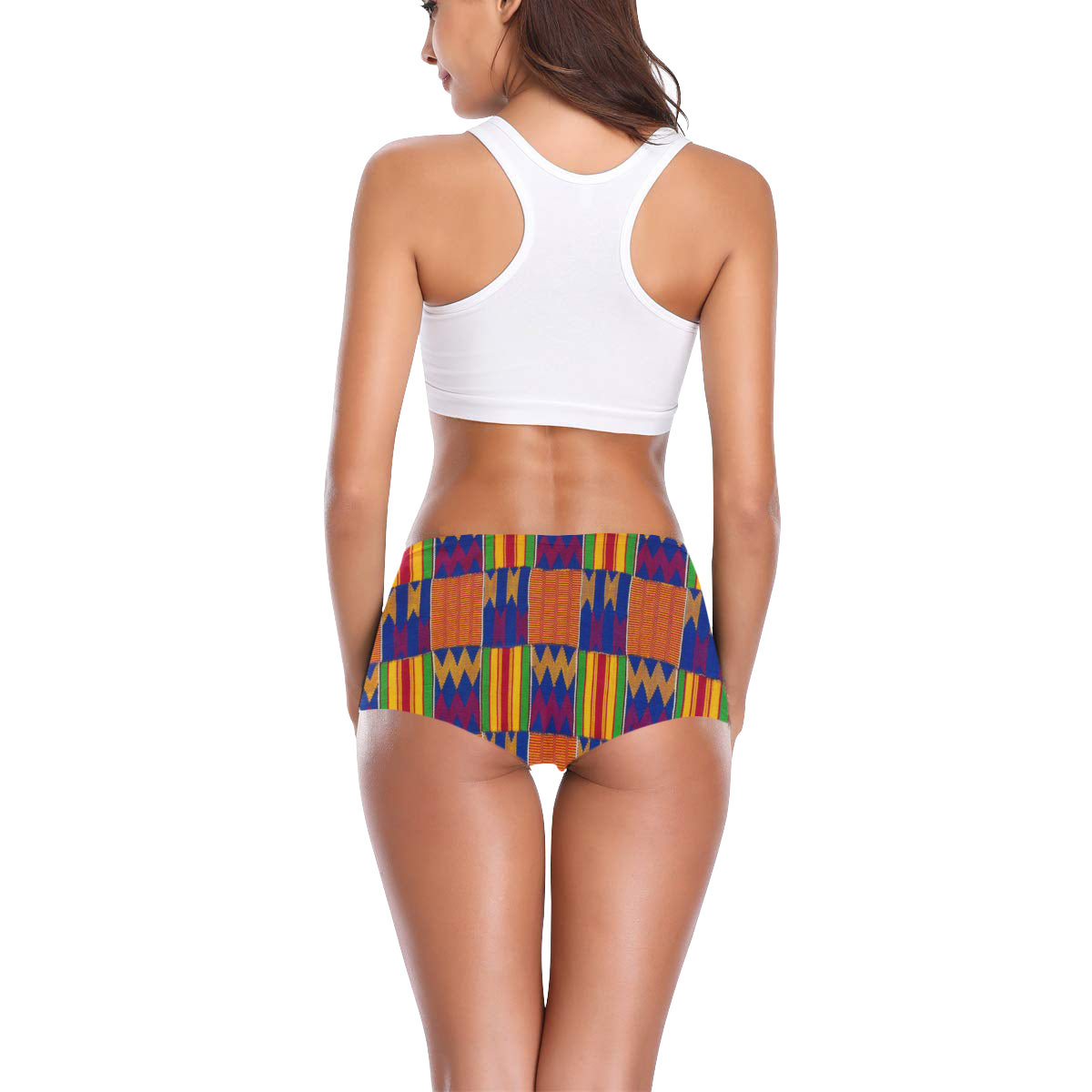 KENTE Women's All Over Print Boyshort Panties