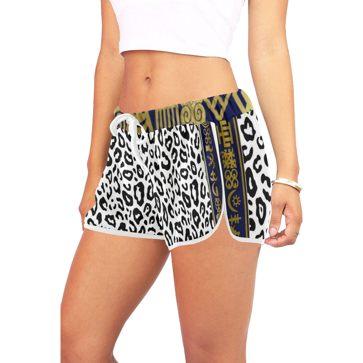 VIP BLUE Women's All Over Print Relaxed Shorts