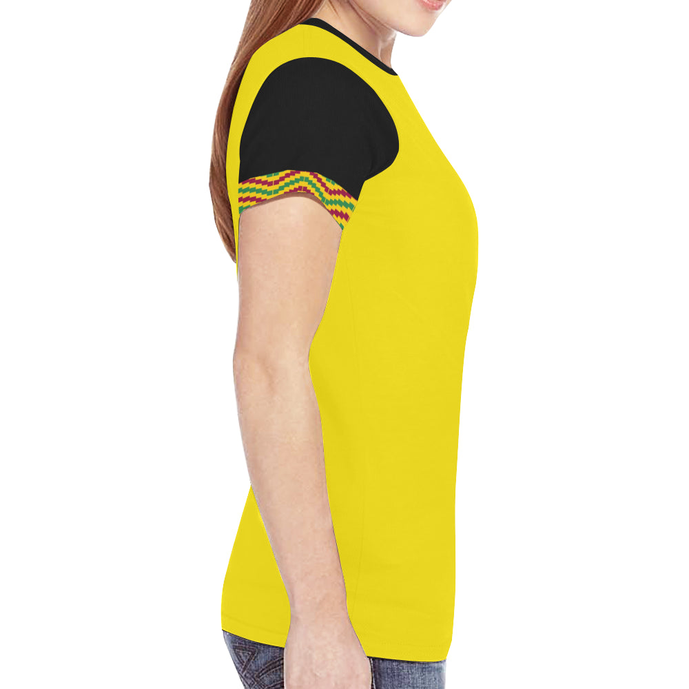 RASTA STYLE New All Over Print T-shirt for Women (Model T45)