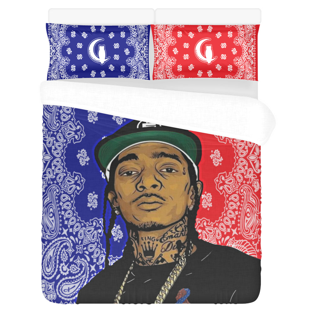 NIPSEY GANG UNITY 3-Piece Bedding Set