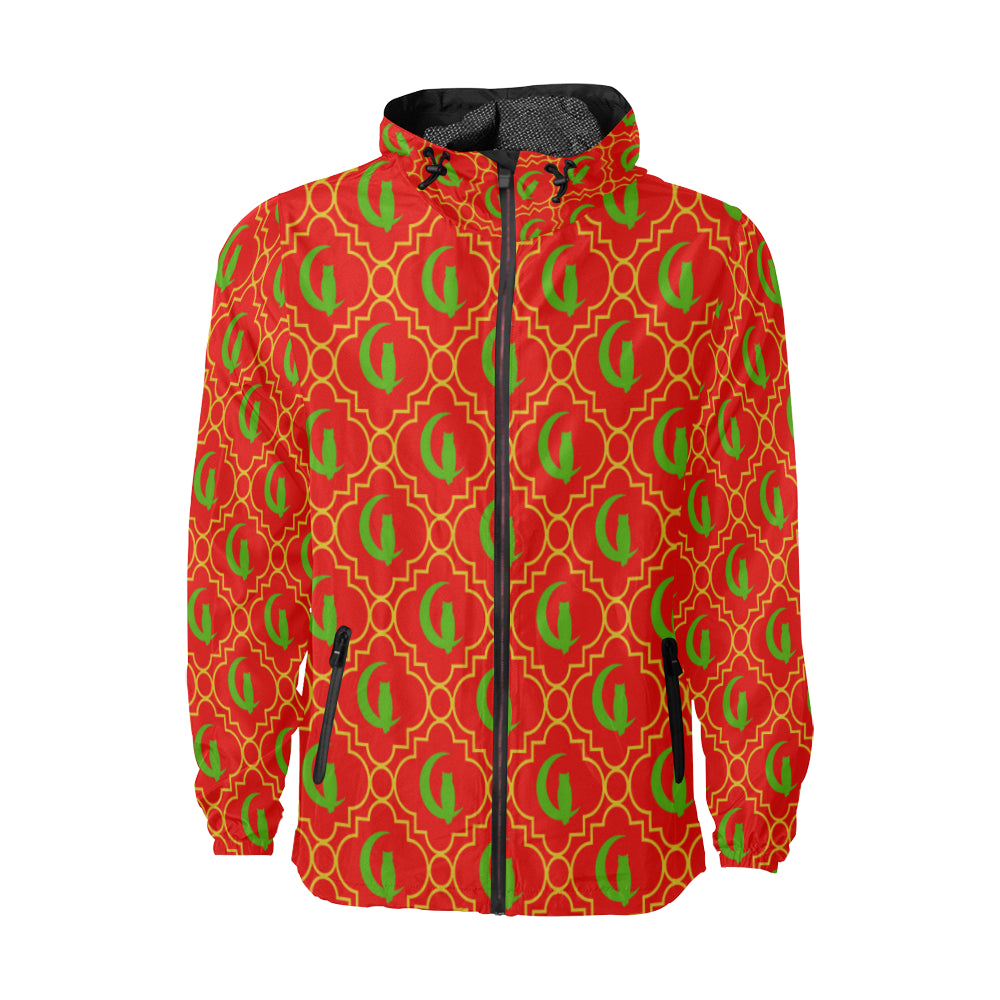 ELEGANCE RJV All Over Print Windbreaker for Unisex