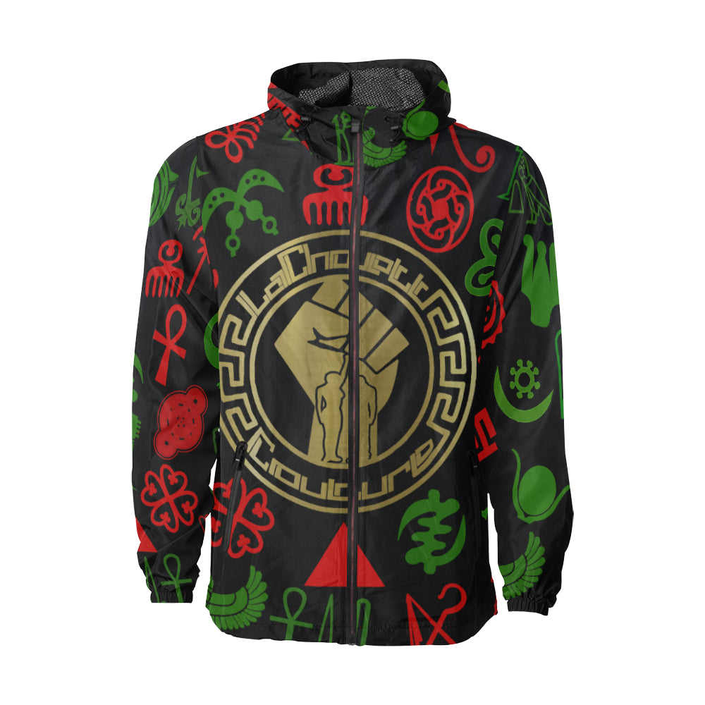 KMT WORLD FIST UP All Over Print Windbreaker for Unisex
