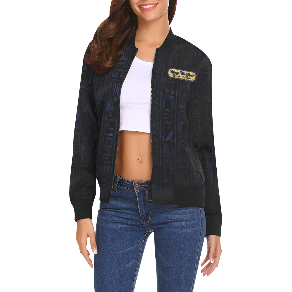 NIPSEY THA GREAT All Over Print Bomber Jacket for Women (Model H19)