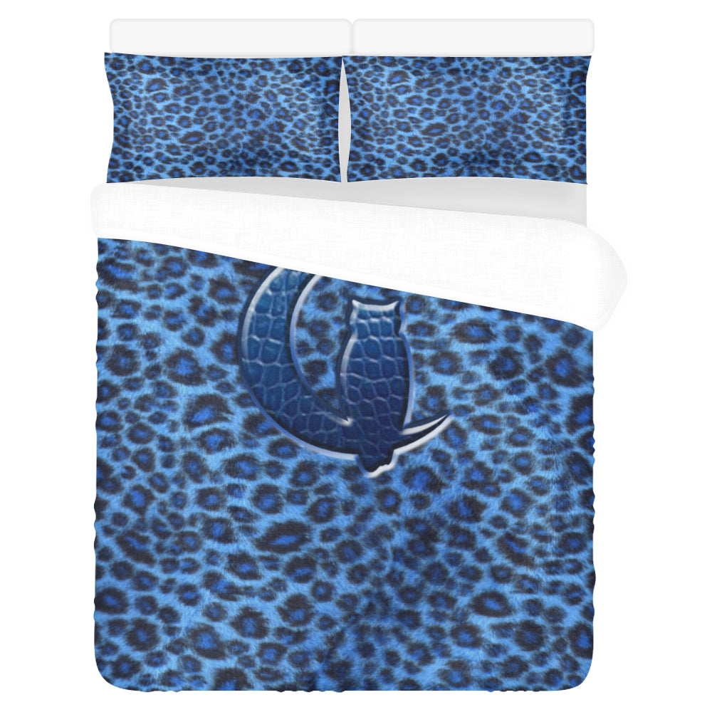 BLUE TIGER SKIN 3-Piece Bedding Set