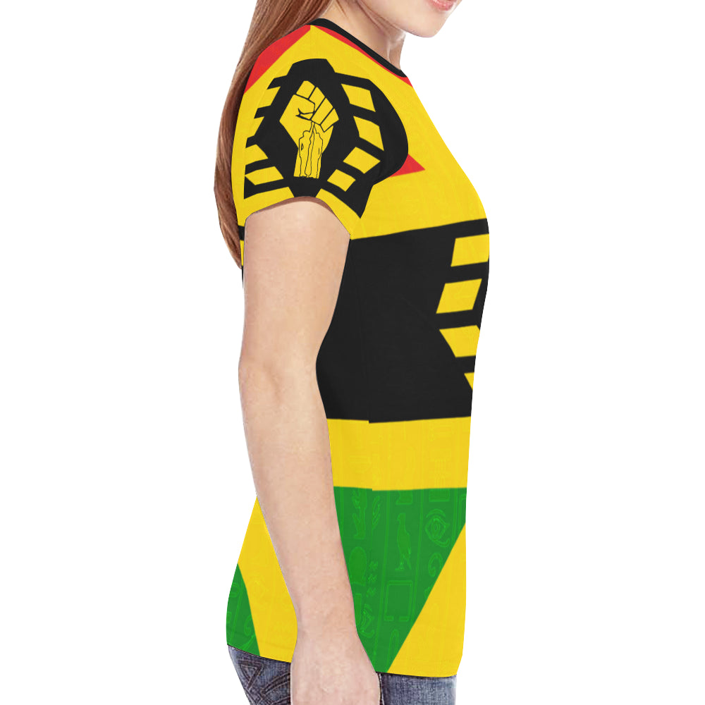 FIST UP RBG New All Over Print T-shirt for Women