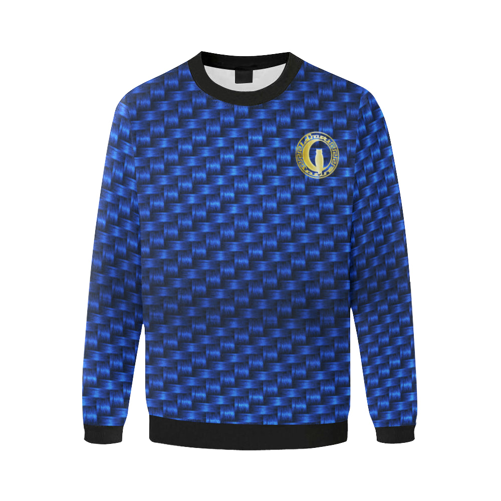 DELUXE blue Men's  Sweatshirt
