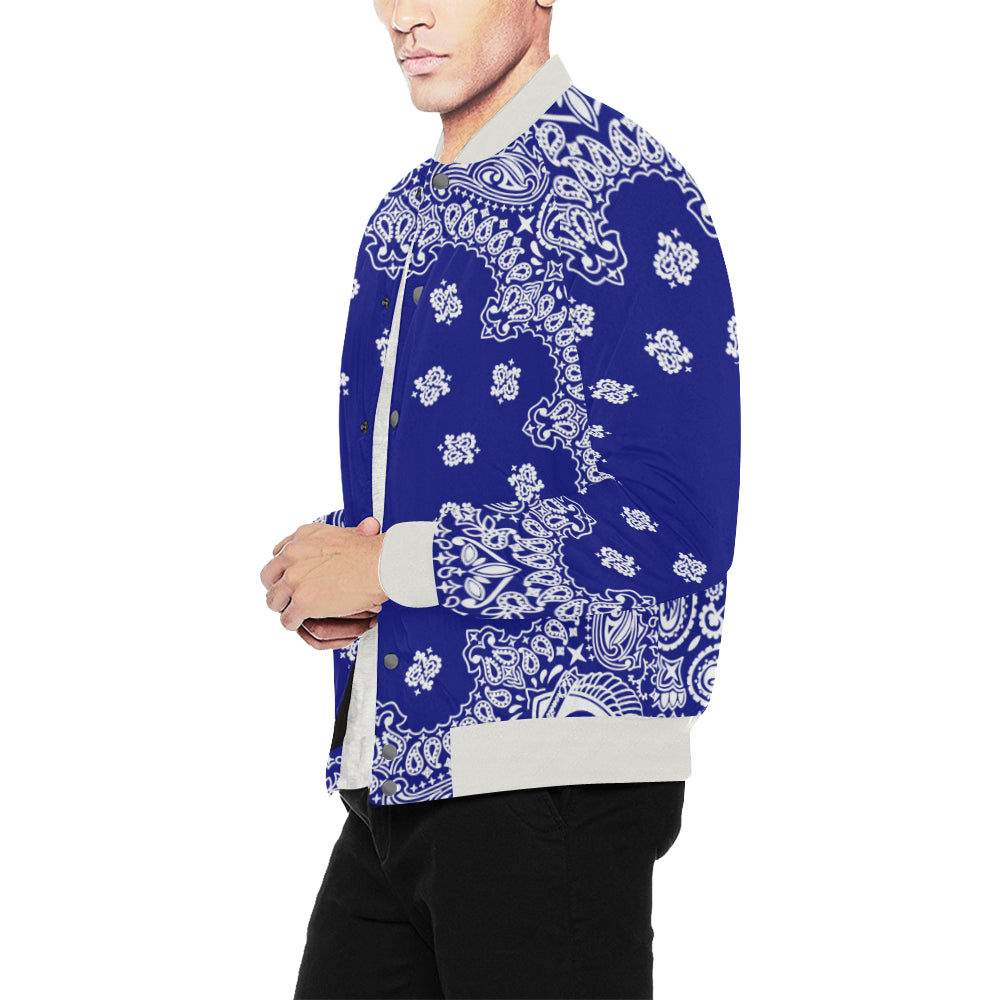NIPSEY UNITY BLU Men's All Over Print Baseball Jacket (Model H26)