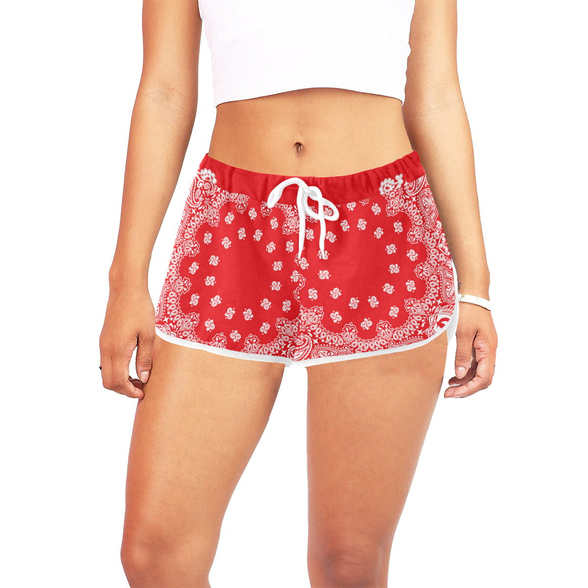 BANDANA Bs'UP Women's All Over Print Relaxed Shorts