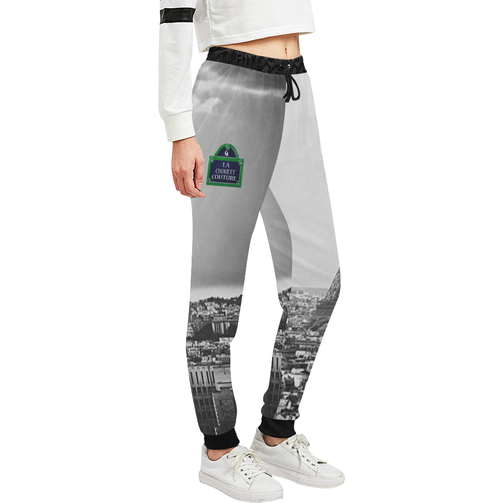 RUE DE PARIS Women's All Over Print Sweatpants (Model L11)