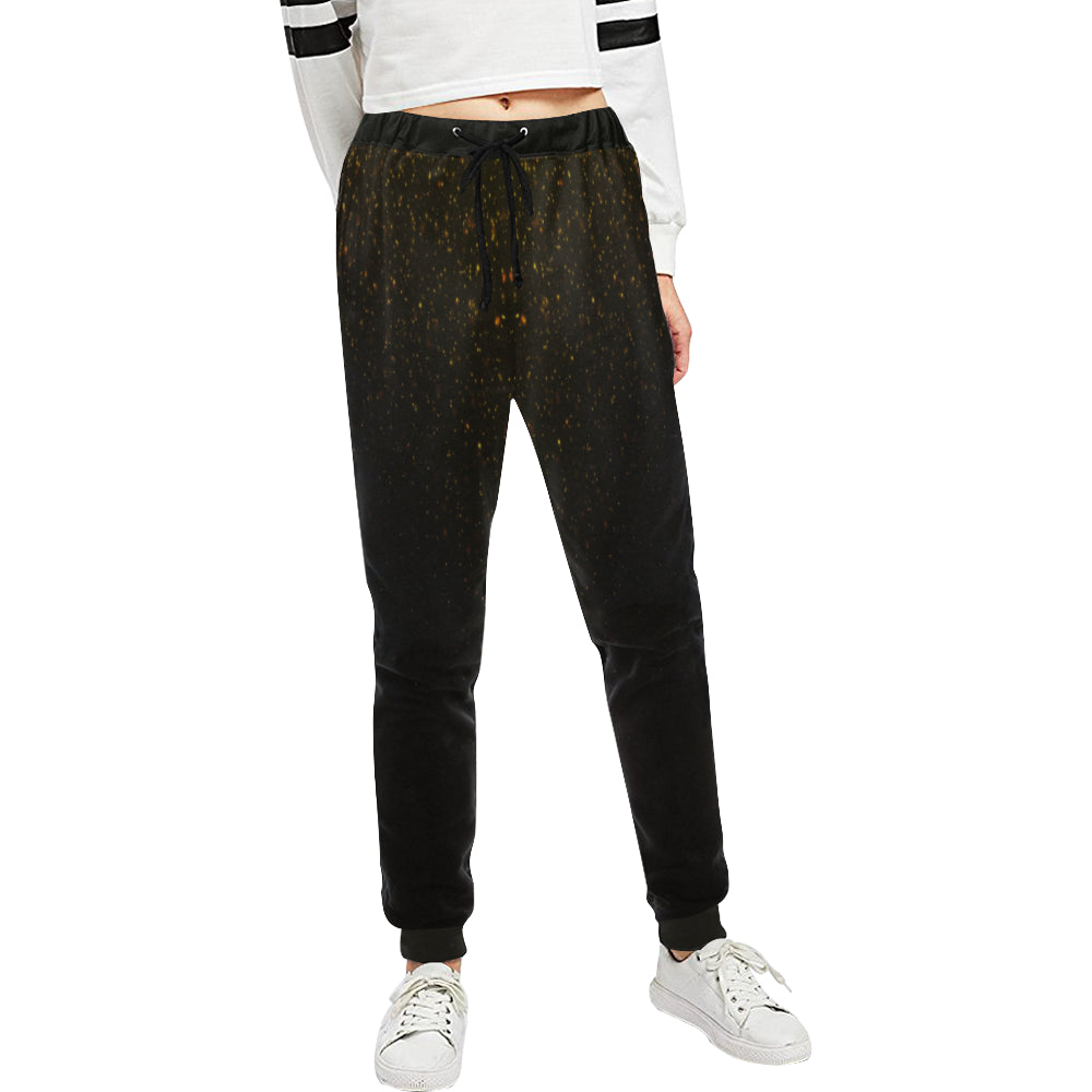 LCC STRASS Women's All Over Print Sweatpants (Model L11)